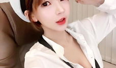 韩国女主播咳嗽