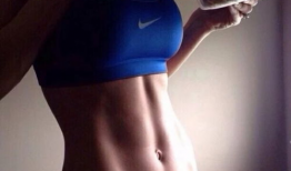 腹肌女生照片,展现女性健康之美