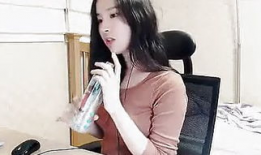 韩国女主播咳嗽